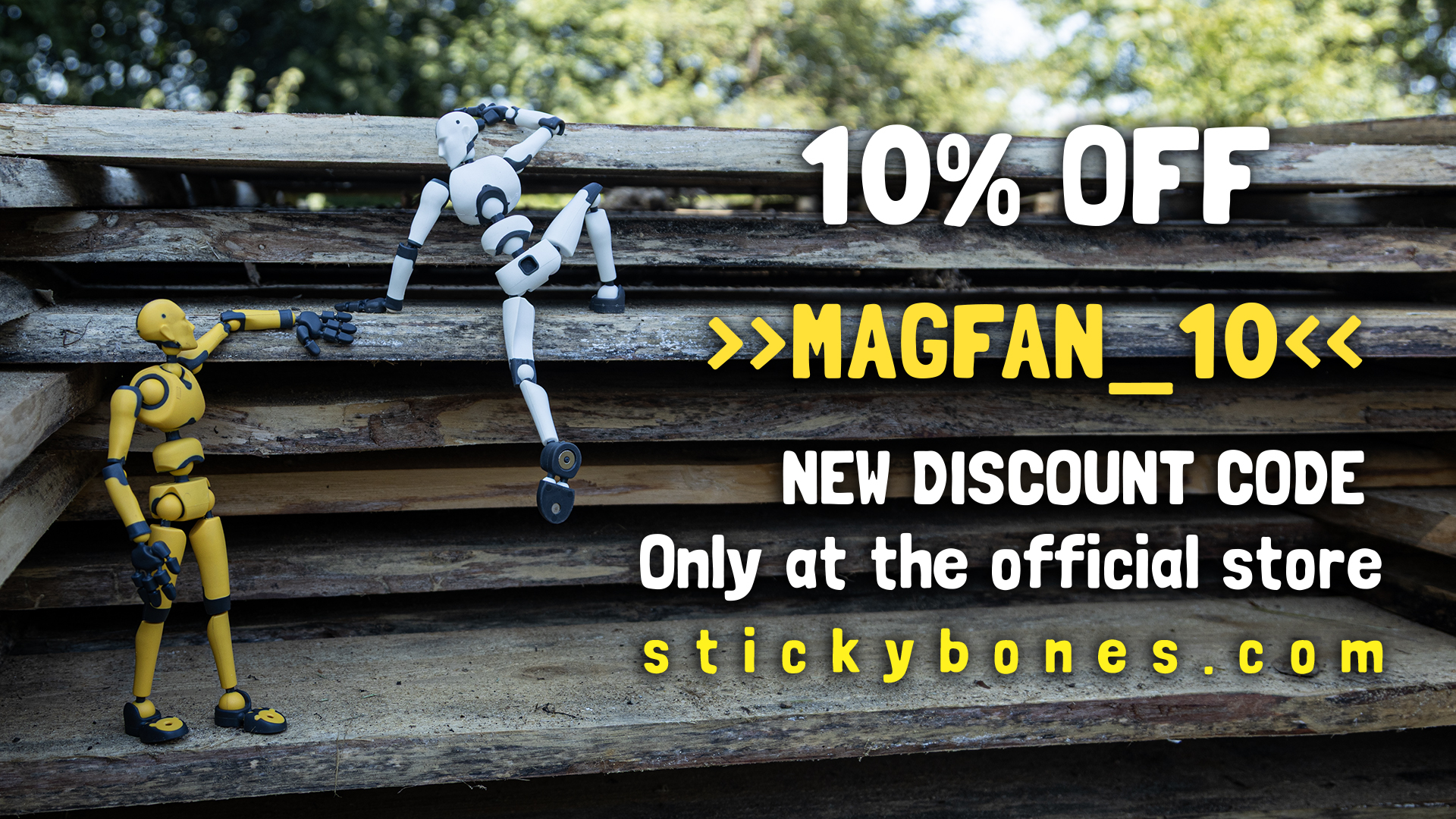 Stickybones Discount Code 10% - MAGFAN_10